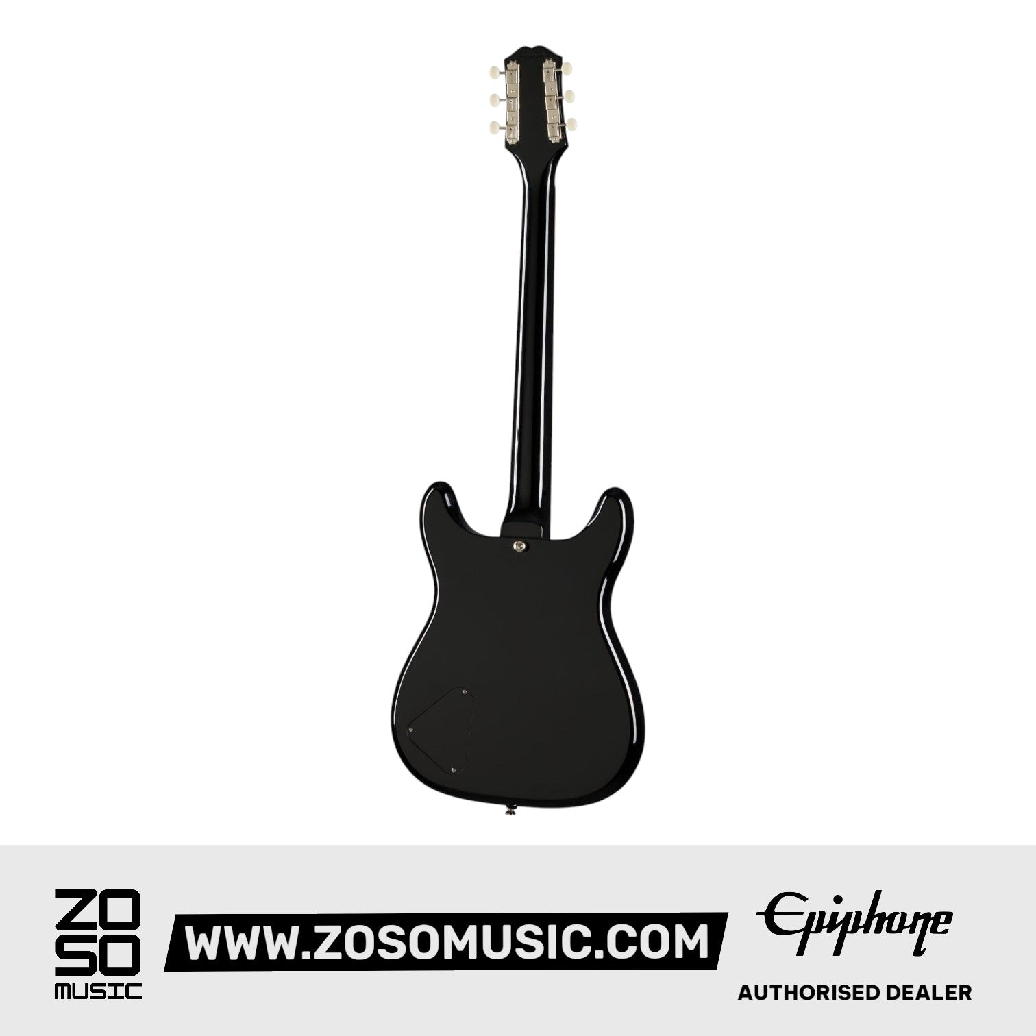 Epiphone EOCOEBNH1 Coronet Electric Guitar - Ebony ( + FREE Gator GBE-ELECT Gig Bag ) |  EPIPHONE |  ELECTRIC GUITAR |  Zoso Music