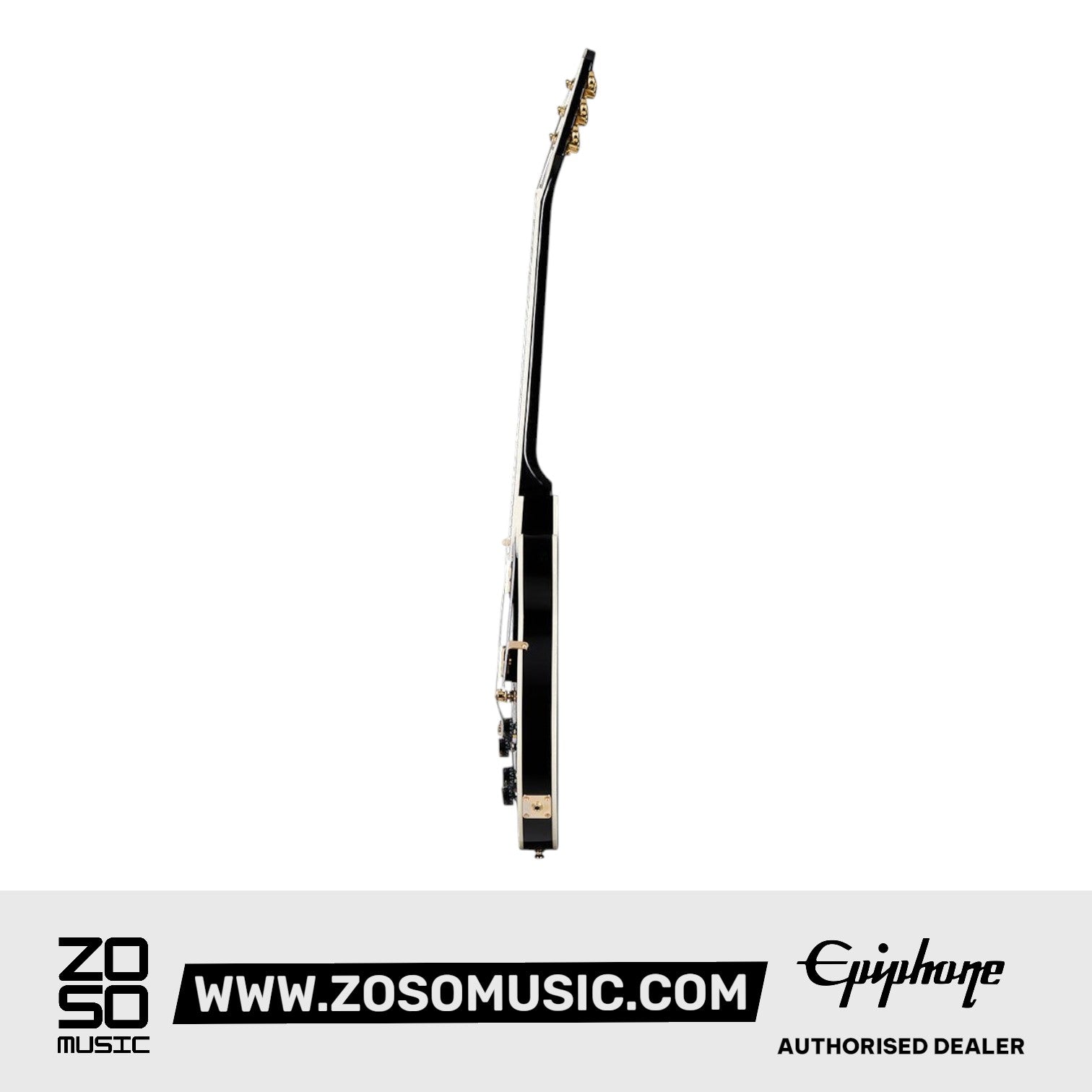 Epiphone EIGLPCEBGH1 Les Paul Custom with Premium Gigbag - Ebony |  EPIPHONE |  ELECTRIC GUITAR |  Zoso Music