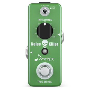 Donner Noise Gate Pedal, Noise Killer Guitar Pedal Noise Suppressor Effect 2 Modes for Electric Guitar and Bass True Bypass | Zoso Music Sdn Bhd