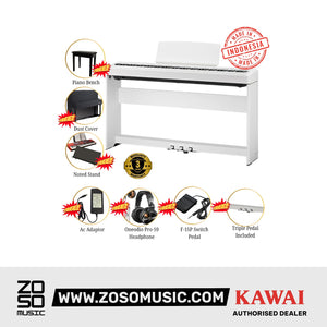 Kawai ES-120 88-key Digital Piano Set - White |  KAWAI |  PIANO-DIGITAL |  Zoso Music