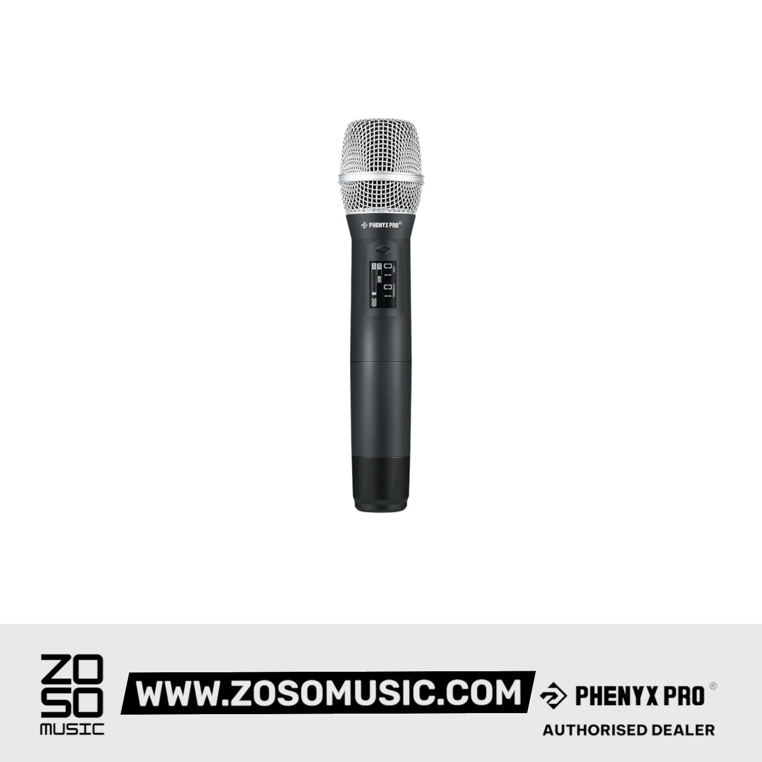 Phenyx Pro PTU-2U-2H Wireless Microphone System, True Diversity Dual Cordless Microphone Set |  PHENYX PRO |  WIRELESS-ANTENNA |  Zoso Music