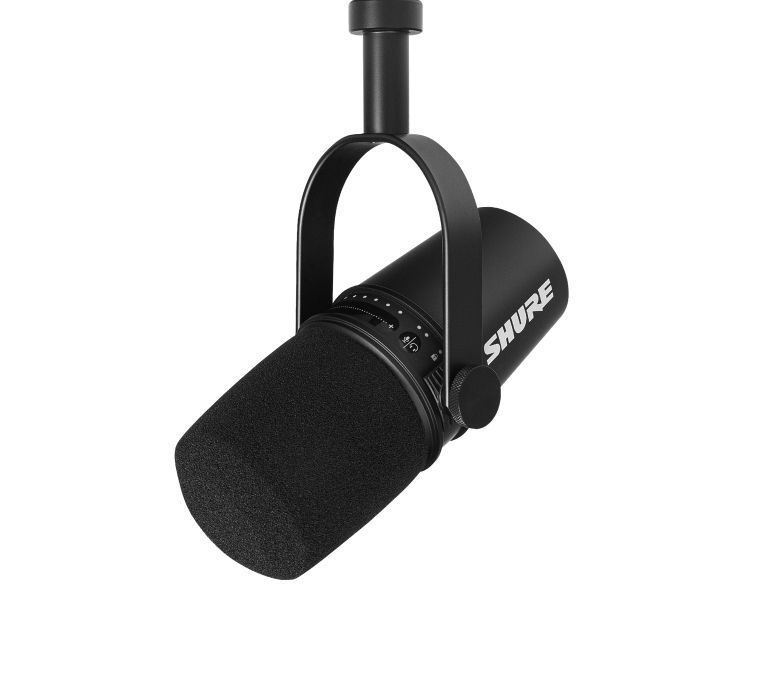 Shure MV7-K USB Podcast Professional Microphone