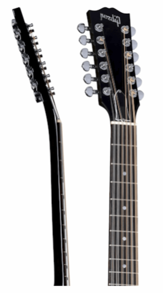 Gibson J-45 Standard 12-String (Left-handed)  Acoustic Guitar, Vintage Sunburst (MCRS4512VSL)