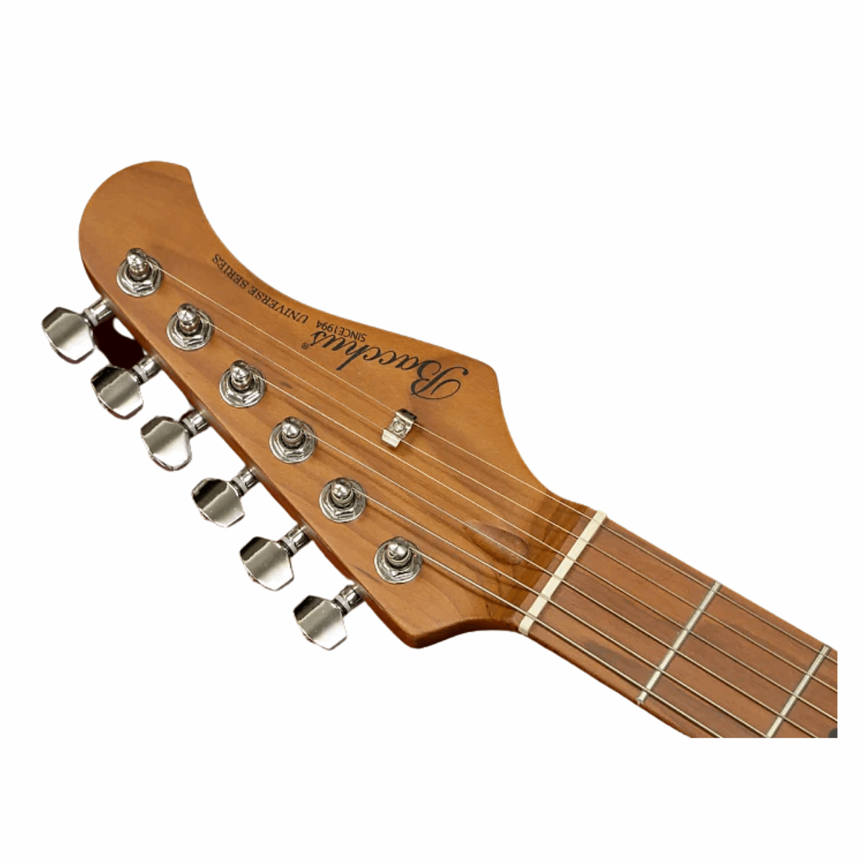 Bacchus Bst-2-rsm/m-slpk Universe Series Roasted Maple Electric Guitar, Shell Pink With Bag
