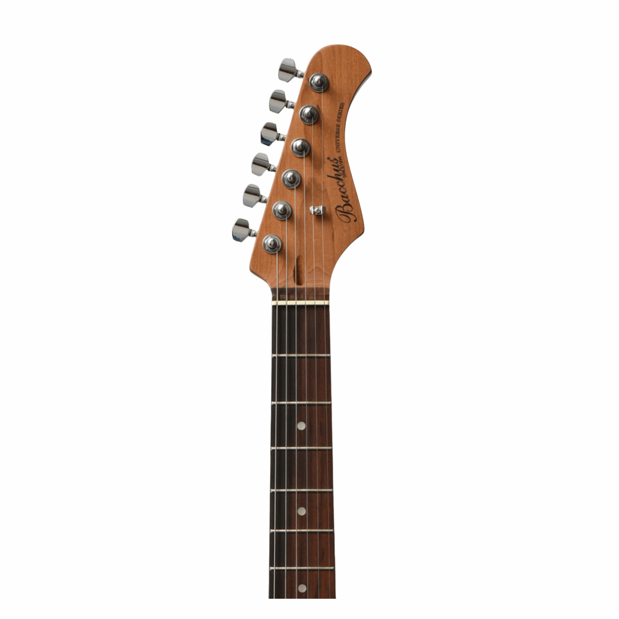 Bacchus Bst-2-rsm/r-slpk Universe Series Roasted Maple Electric Guitar, Shell Pink With Bag