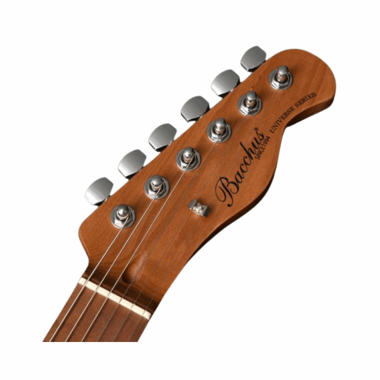 Bacchus Bte-2-rsm/m-bbd Universe Series Roasted Maple Electric Guitar, Butterscotch Blonde With Bag