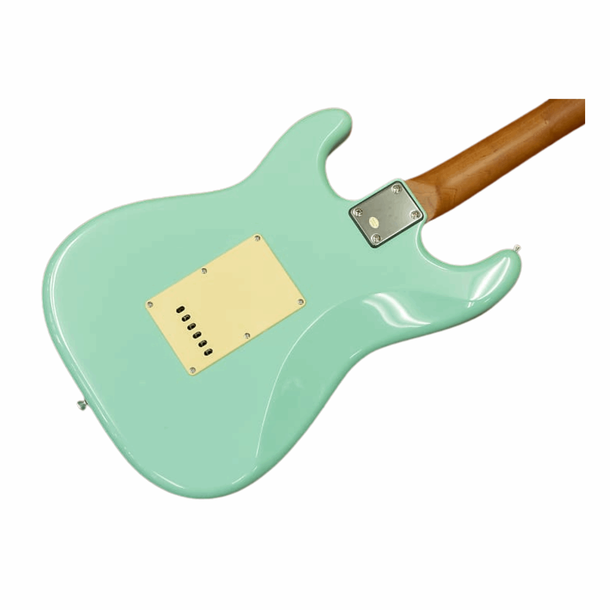 Bacchus Bst-1-rsm/m-sfg Universe Series Roasted Maple Electric Guitar, Sea Foam Green With Bag