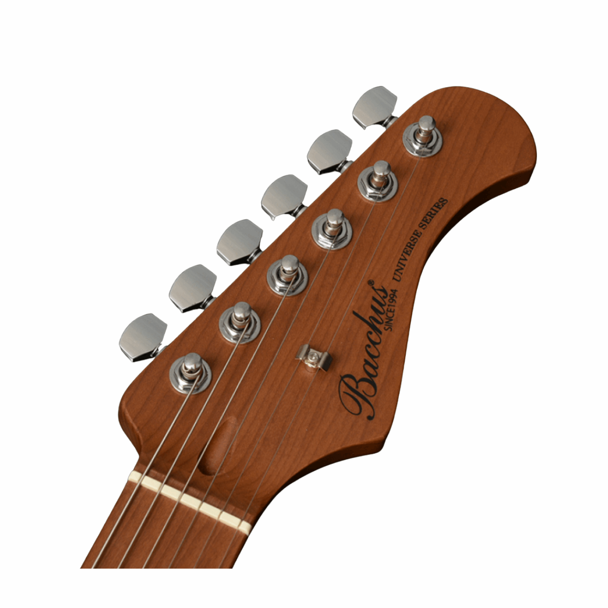 Bacchus Bst-1-rsm/m-3ts Universe Series Roasted Maple Electric Guitar, 3 Tone Sunburst With Bag
