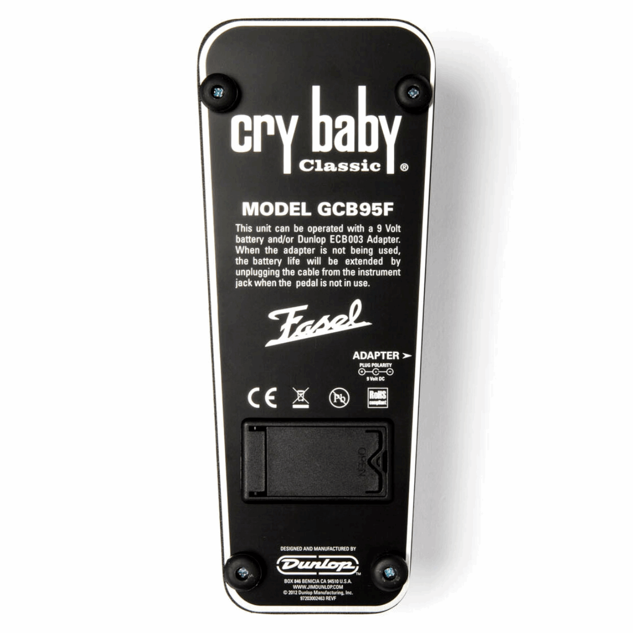 DUNLOP GCB95F CRY BABY CLASSIC WAH WAH PEDAL | DUNLOP , Zoso Music