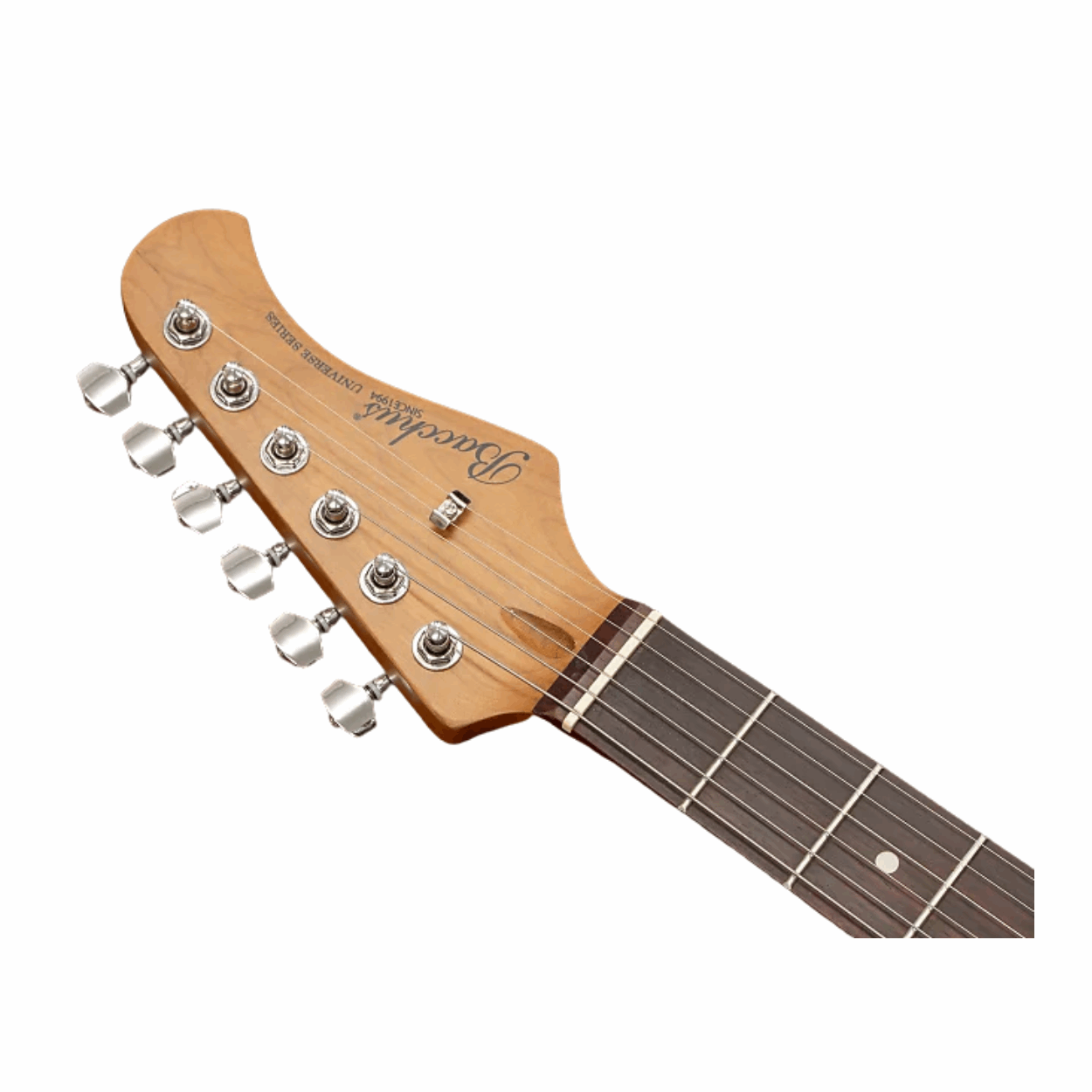 Bacchus Bst-2-rsm/r-3ts Universe Series Roasted Maple Electric Guitar,3 Tone Sunburst With Bag