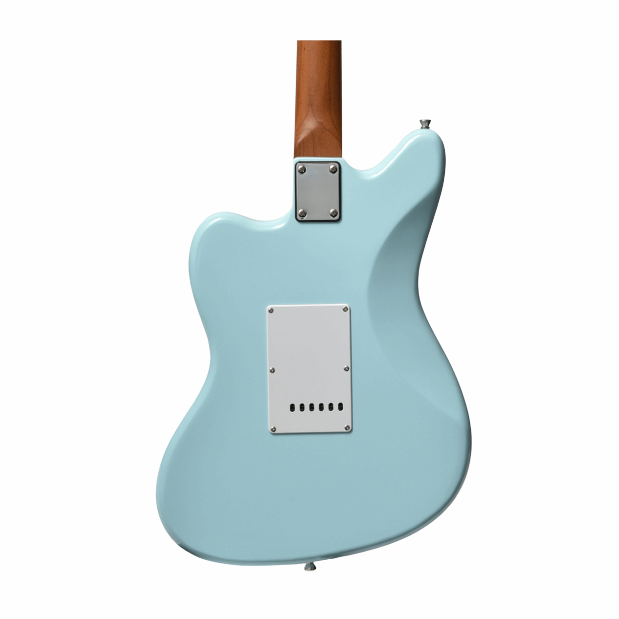 Bacchus Bjm-1rsm/m-ptl-sob Universe Series Roasted Maple Electric Guitar, Pastel Sonic Blue With Bag