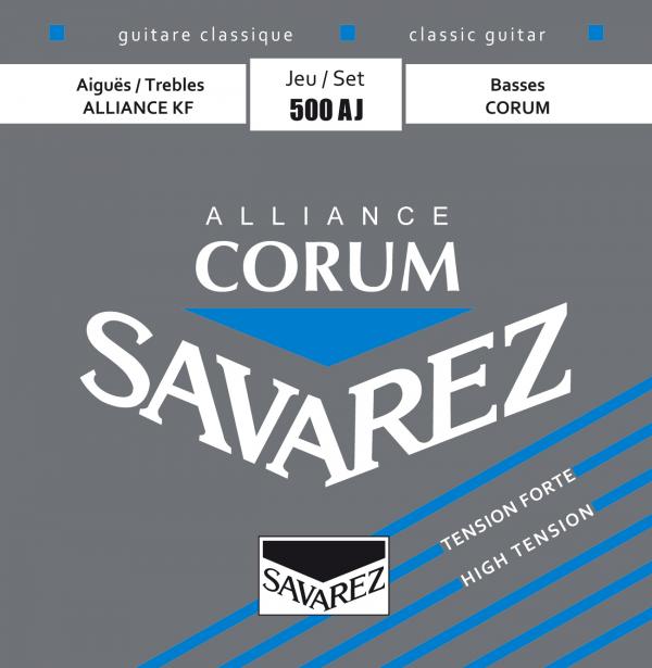 Savarez 500AJ Alliance Corum High Tension Classical Guitar Strings (Made in France)