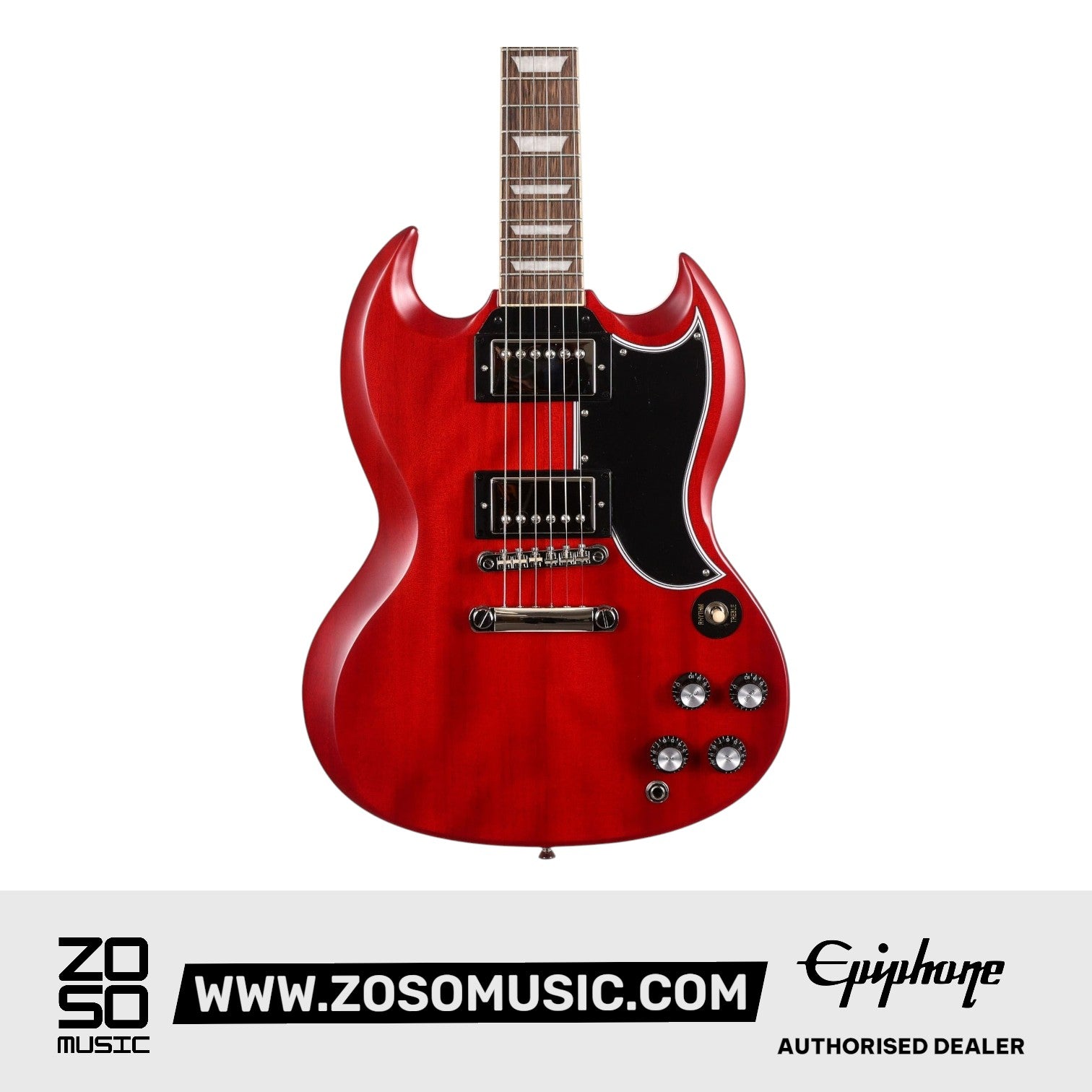Epiphone EIGC61SGACHNH1 1961 Les Paul SG Standard Electric Guitar - Aged 60s Cherry |  EPIPHONE |  ELECTRIC GUITAR |  Zoso Music