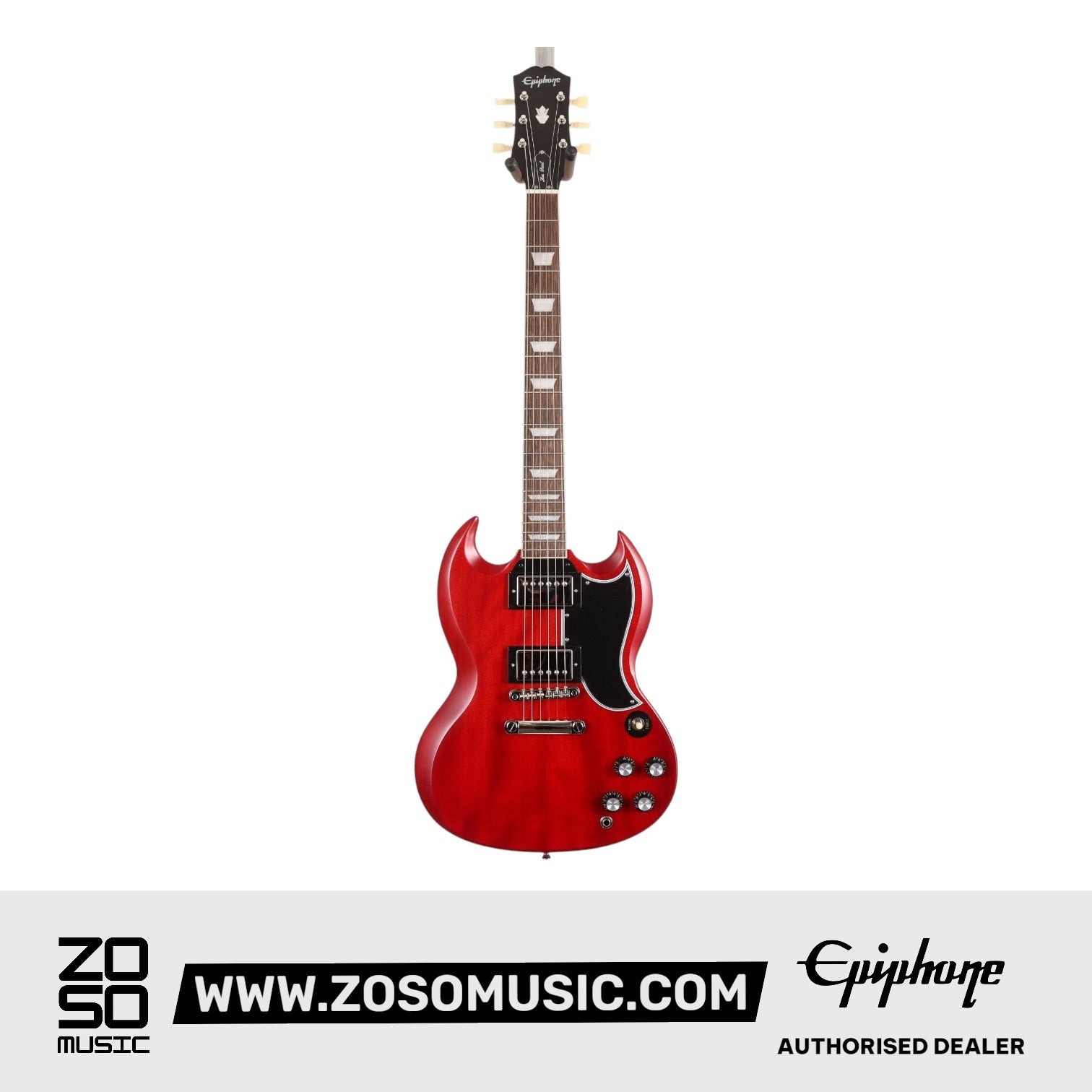 Epiphone EIGC61SGACHNH1 1961 Les Paul SG Standard Electric Guitar - Aged 60s Cherry |  EPIPHONE |  ELECTRIC GUITAR |  Zoso Music