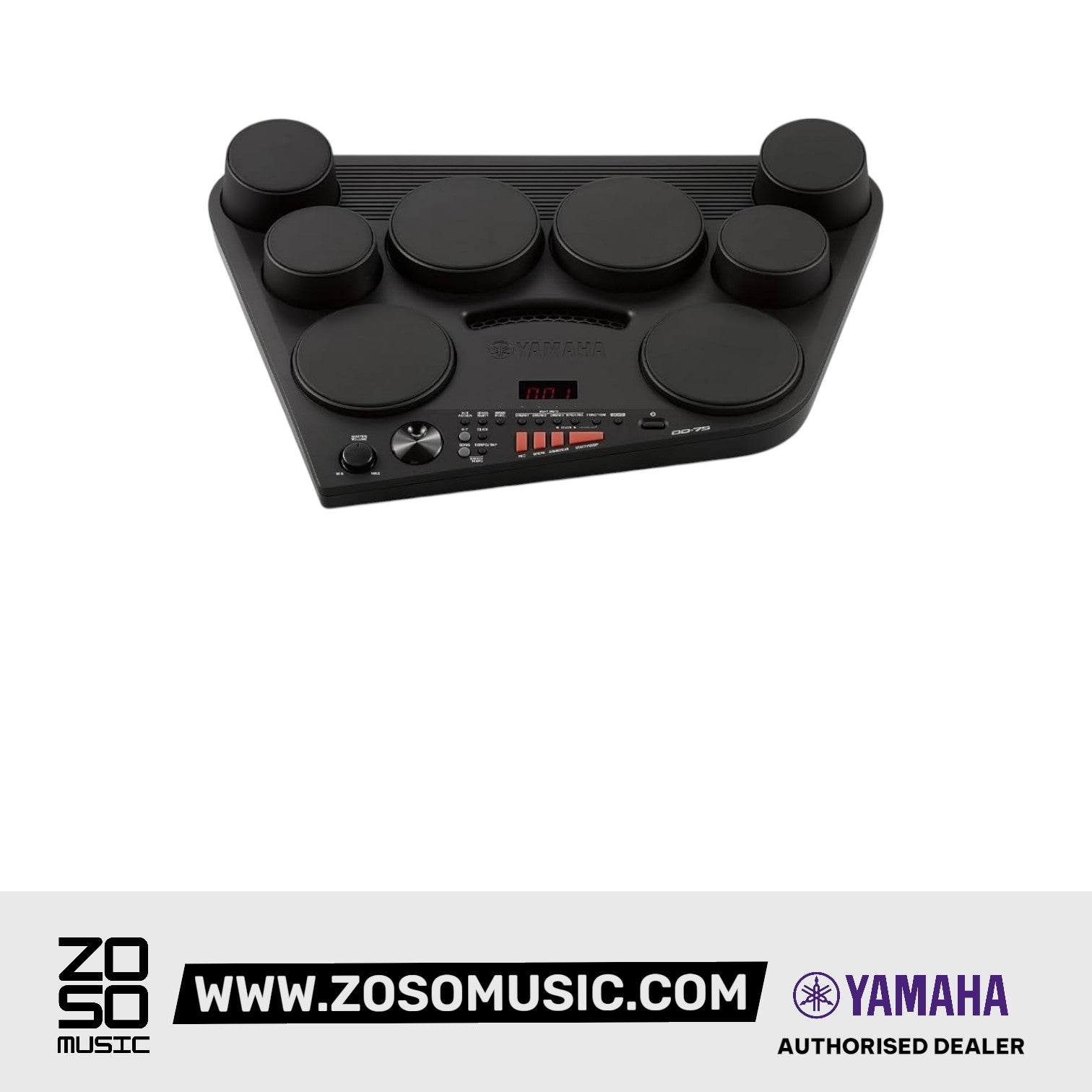 Yamaha DD75 Portable Digital Drums with Adapter | Zoso Music Sdn Bhd