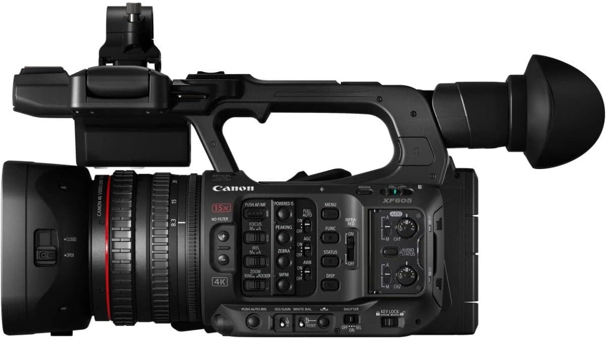 Canon XF605 UHD 4K HDR Pro Camcorder |  CANON |  LIVE STUDIO - TIMECODE |  Zoso Music