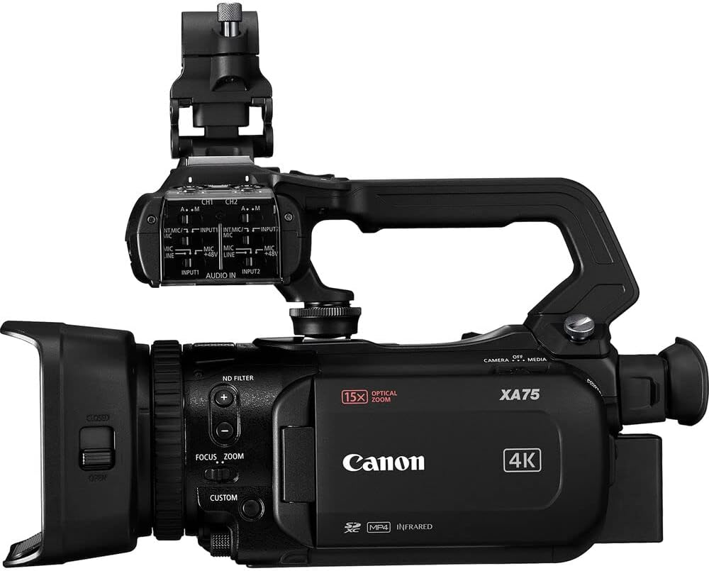 Canon XA75 UHD 4K30 Camcorder |  CANON |  LIVE STUDIO - TIMECODE |  Zoso Music