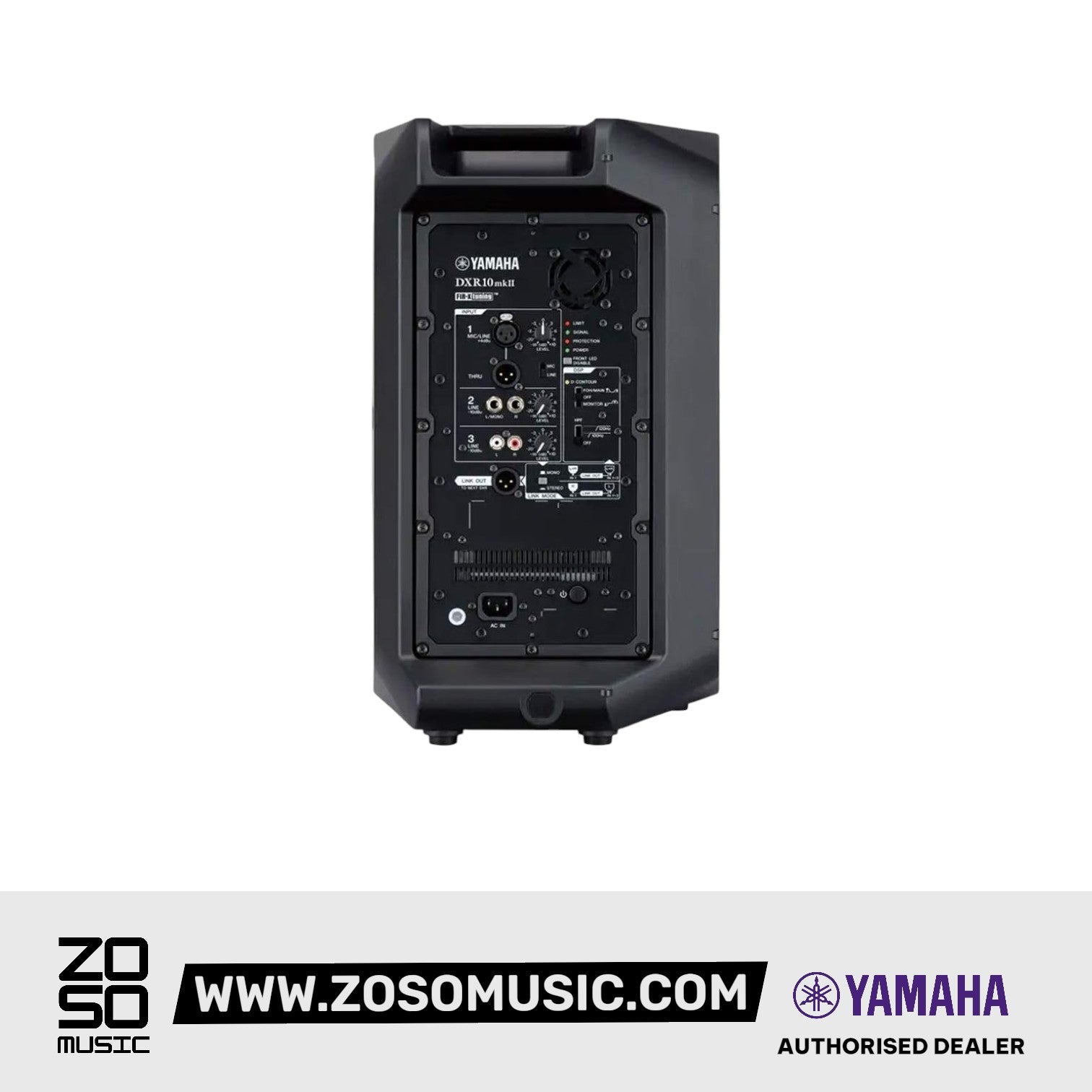 Yamaha DXR10 mkII 1100-Watt 10 inch Powered Speaker |  YAMAHA PRO AUDIO |  POWERED SPEAKER |  Zoso Music