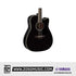 Yamaha FGX830C 41" Dreadnought Solid Spruce Acoustic Electric Guitar With Pickup Black | Zoso Music Sdn Bhd