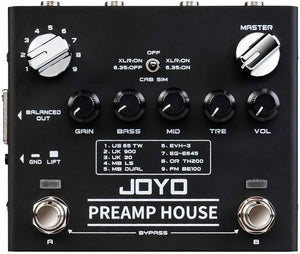Joyo R-15 Dual Channel Preamp Cabinet Simulation Effect Pedal |  JOYO |  EFFECTS |  Zoso Music
