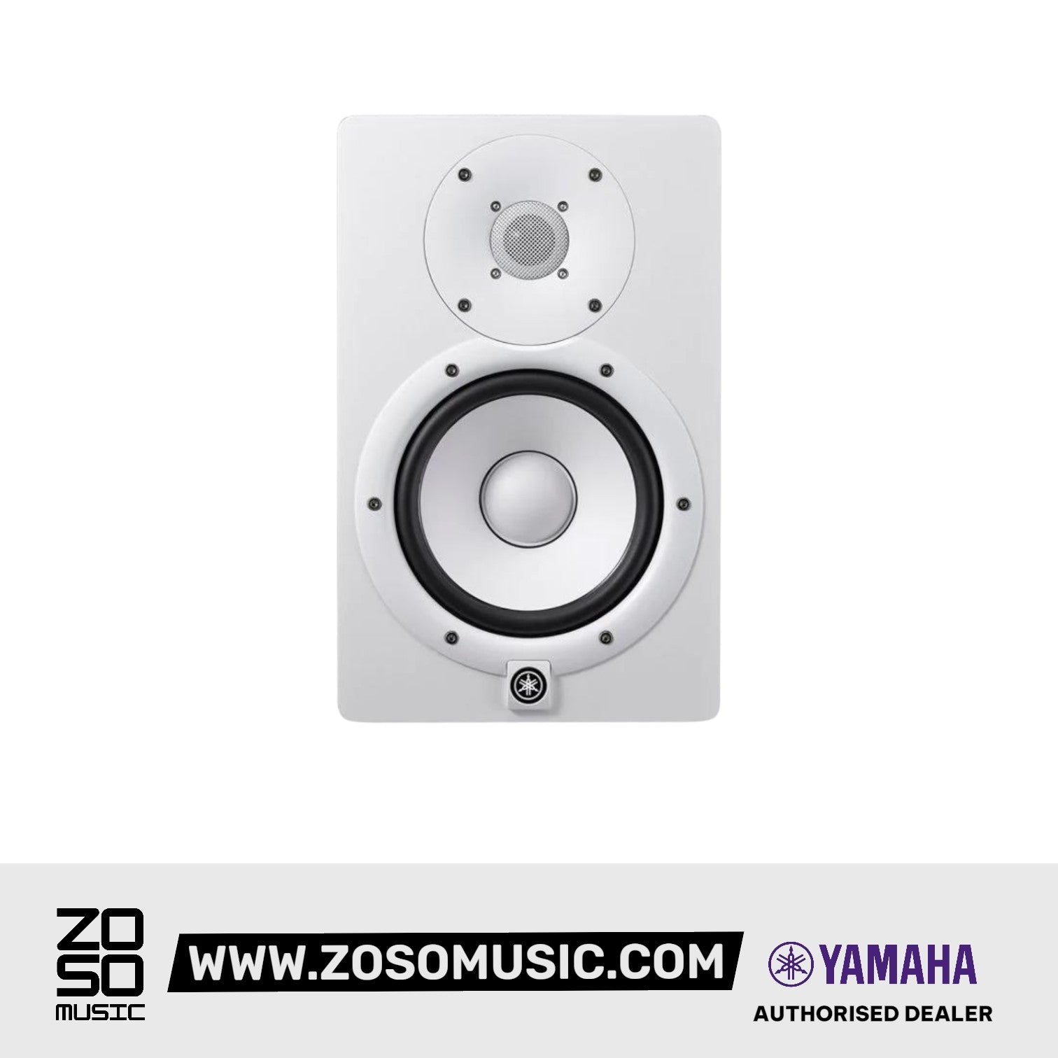 Yamaha HS7 6.5 inch Powered Studio Monitor - White | Zoso Music Sdn Bhd