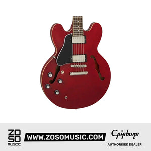 Epiphone EIES335LCHNH1 ES-335 Semi Hollowbody Electric Guitar (Left-handed) - Cherry |  EPIPHONE |  ELECTRIC GUITAR |  Zoso Music
