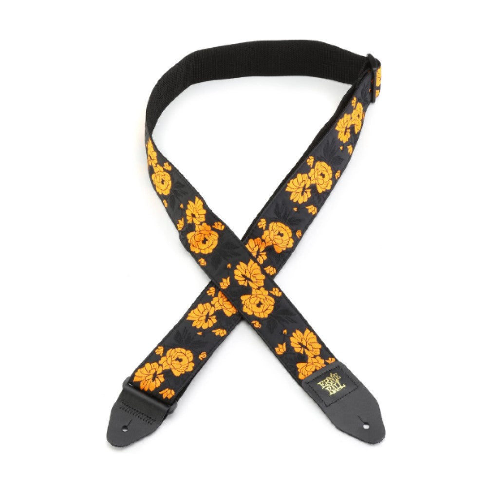 Ernie Ball 5358 Classic Jacquard Guitar Strap, Tangerine Rose |  ERNIE BALL |  STRAP |  Zoso Music