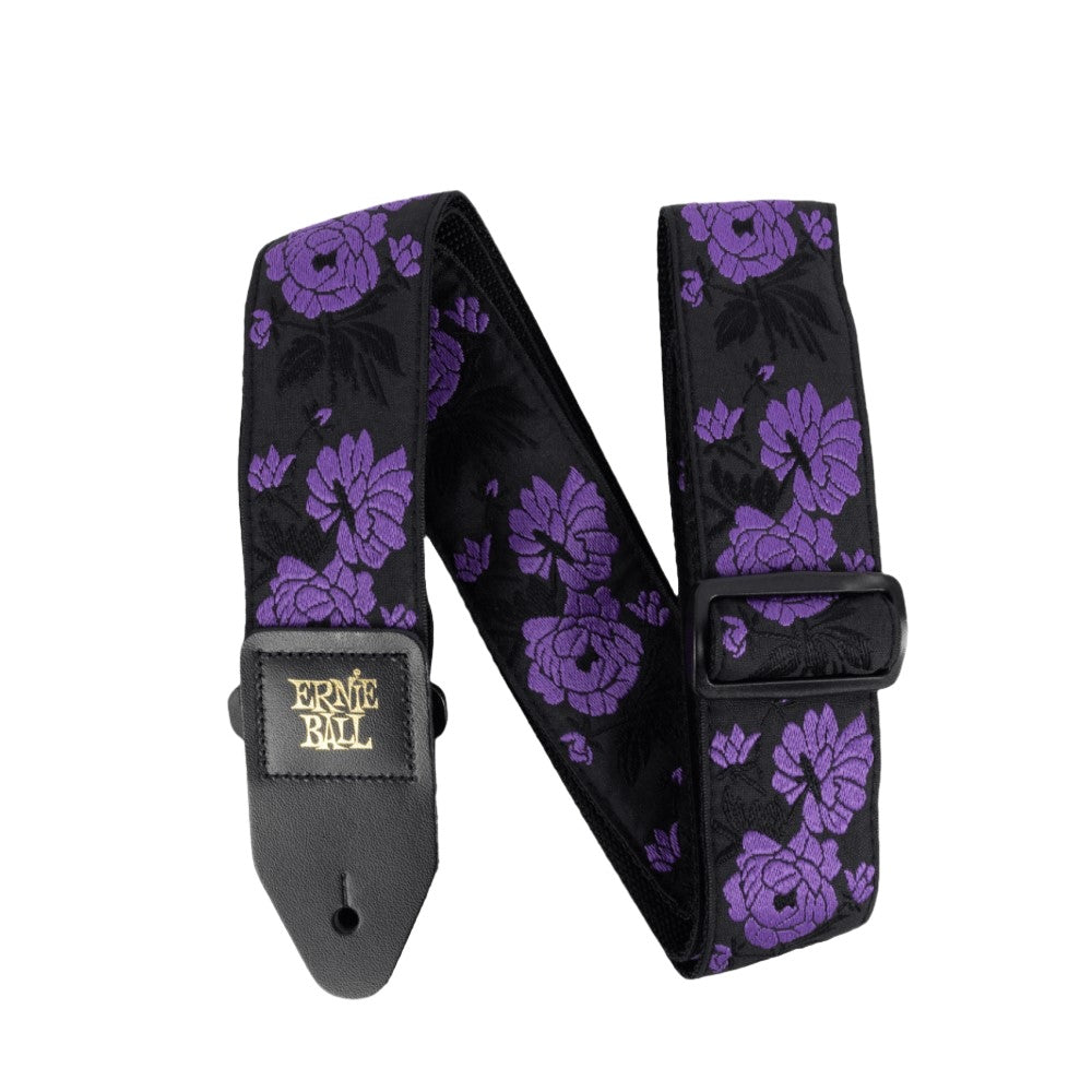 Ernie Ball 5359 Classic Jacquard Guitar Strap, Lavender Rose | Zoso Music Sdn Bhd