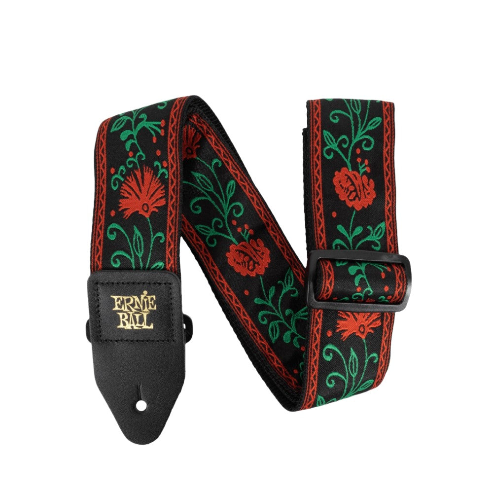 Ernie Ball 5361 Classic Jacquard Guitar Strap, Western Rose | Zoso Music Sdn Bhd