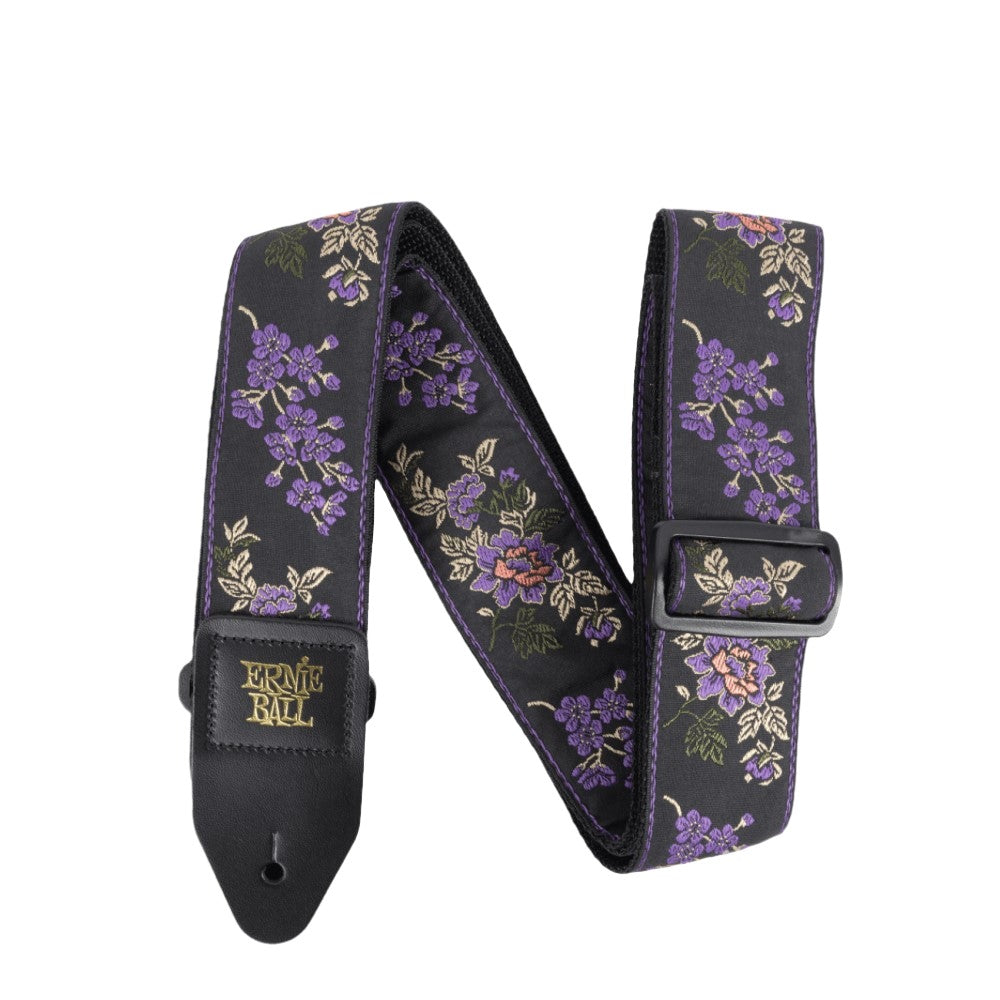 Ernie Ball 5364 Classic Jacquard Guitar Strap, Lavender Blossom | Zoso Music Sdn Bhd