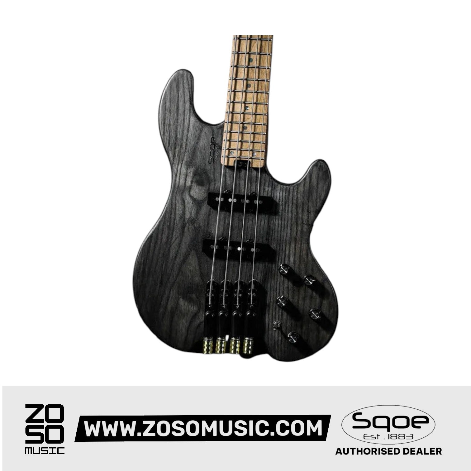 SQOE SEBS990 Active & Passive Headless Short Scale Bass