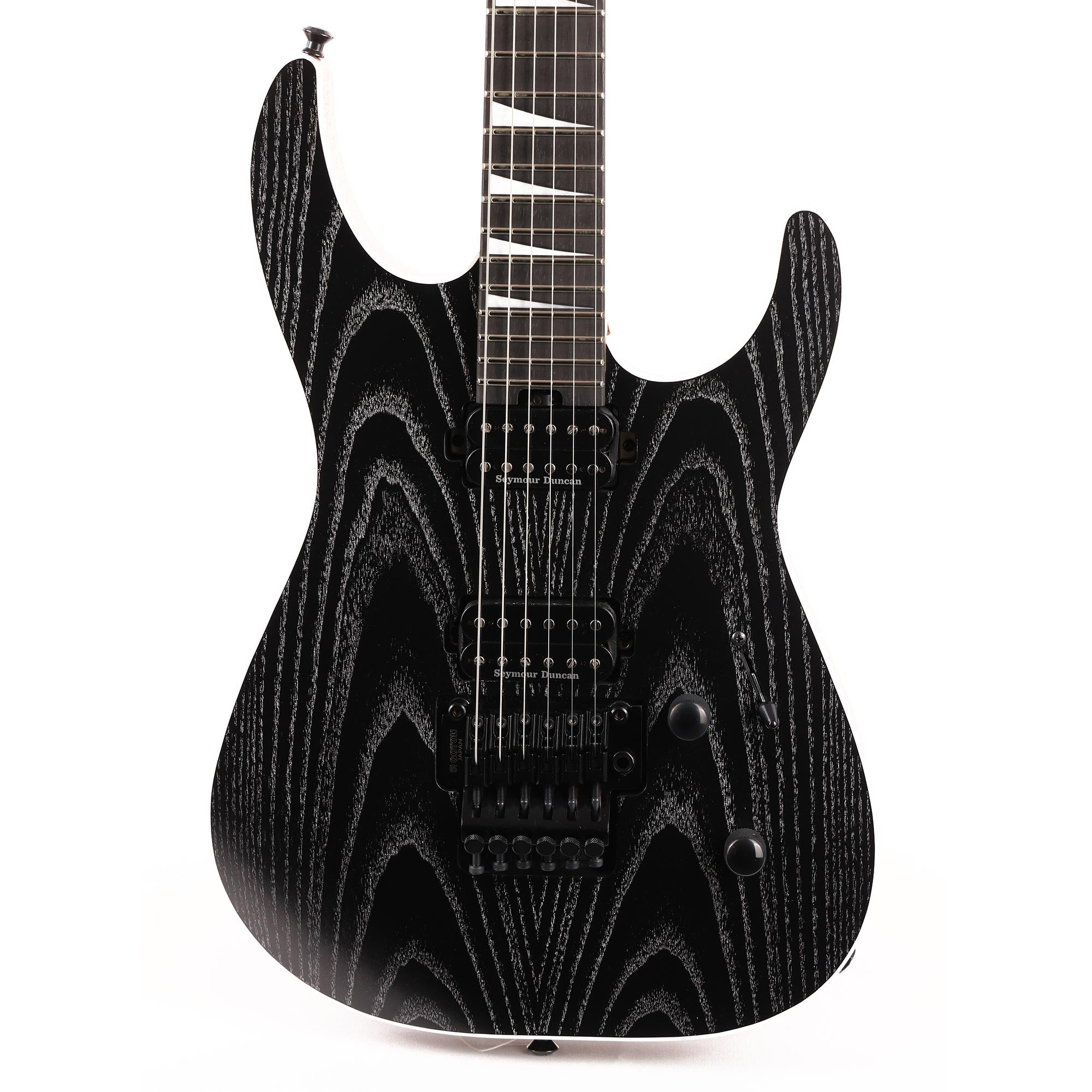 Jackson MJ Series Dinky DKRA Electric Guitar, Ebony FB, Matte Black Ash
