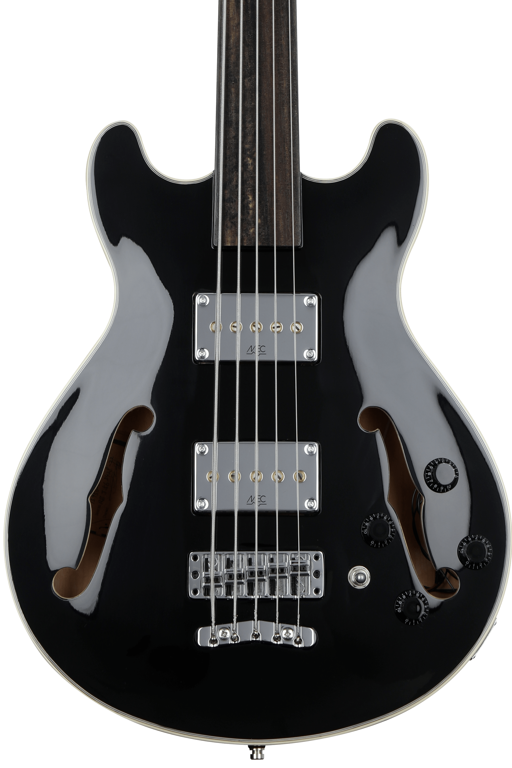 Warwick RockBass Star Bass 5-String Electric Bass Guitar, Solid Black High Polish | Zoso Music Sdn Bhd