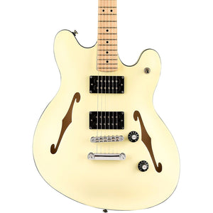 Squier Affinity Series Starcaster Electric Guitar, Maple FB, Olympic White |  SQUIER BY FENDER |  ELECTRIC GUITAR |  Zoso Music