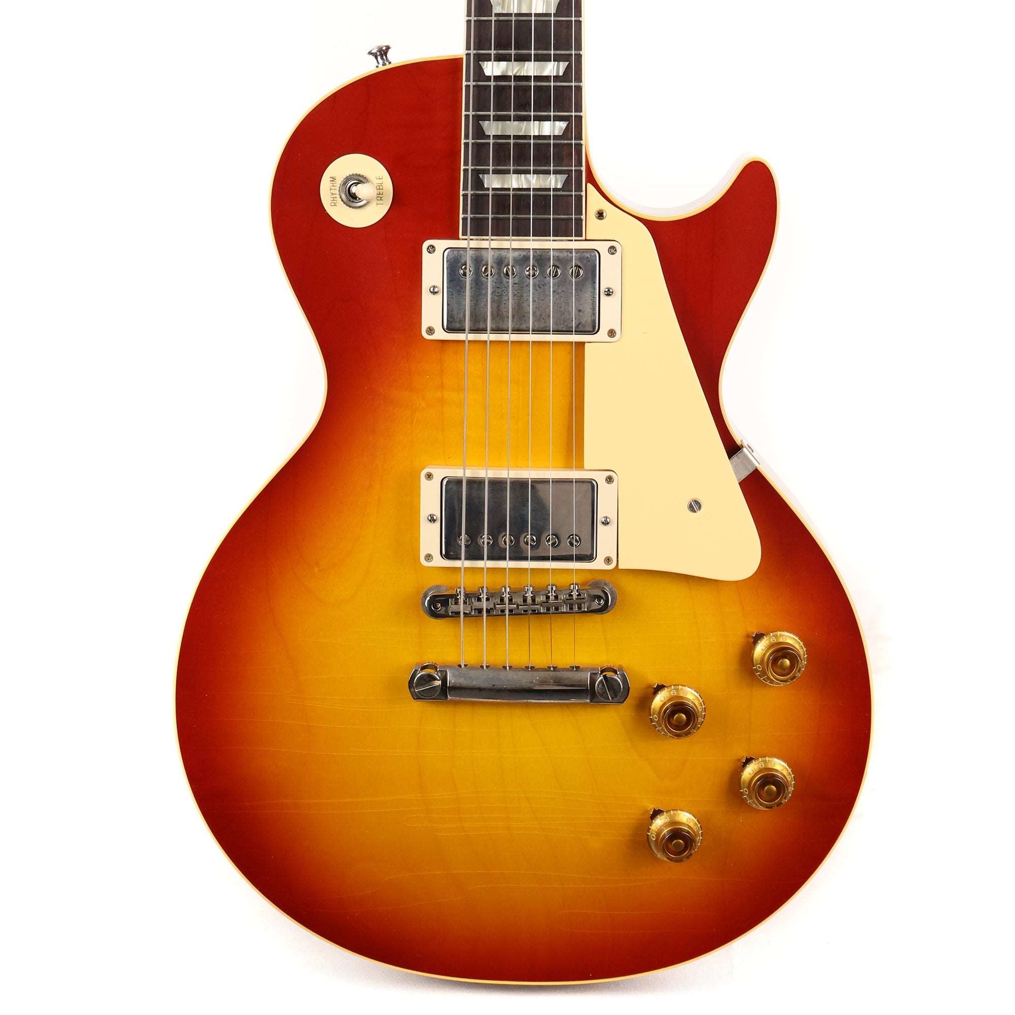Gibson 1958 Les Paul Standard Reissue Ultra Light Aged Electric Guitar,Washed Cherry Sunburst (LPR58ULWCSNH1)