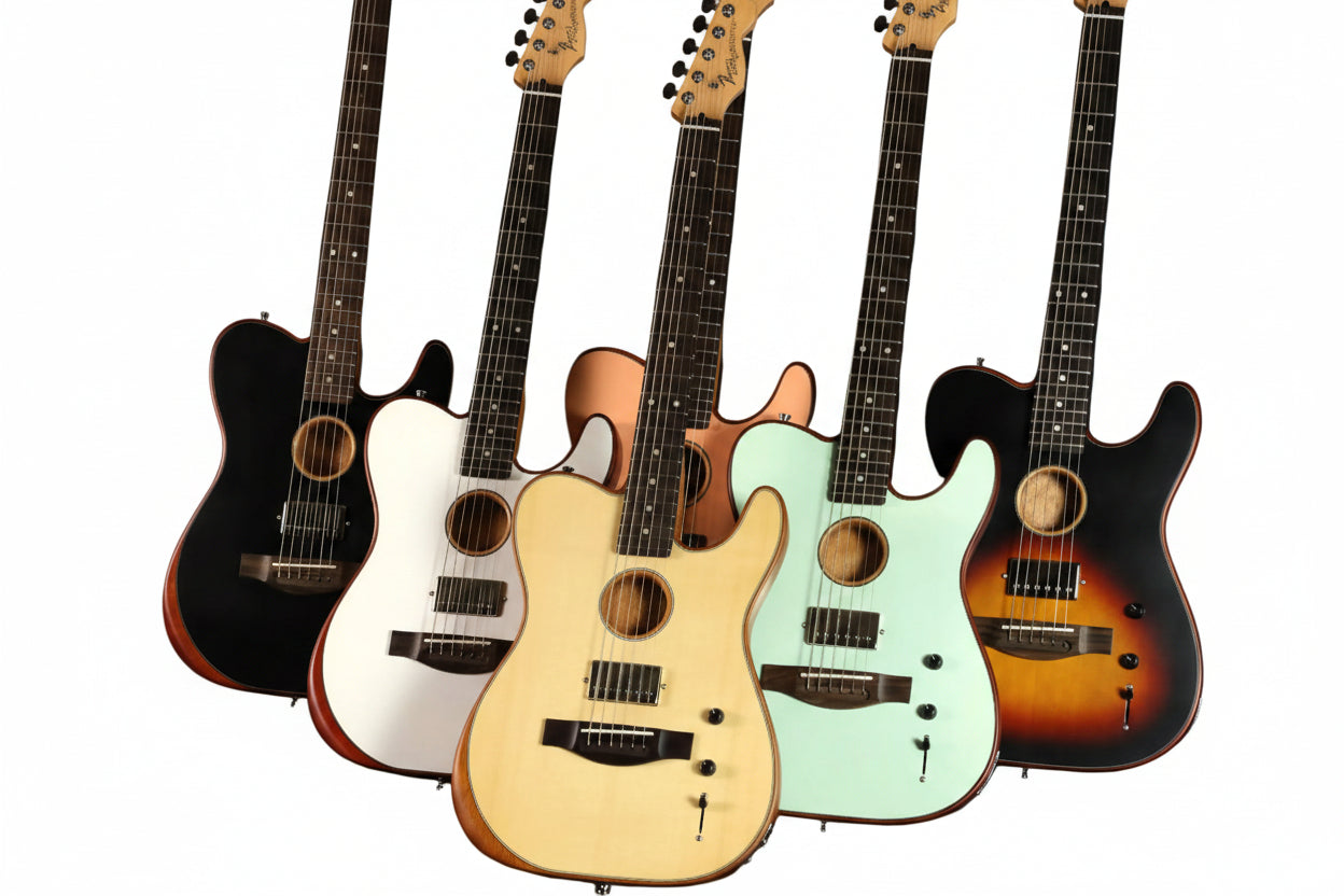 SQOE SEAE910 Acoustasonic Guitar