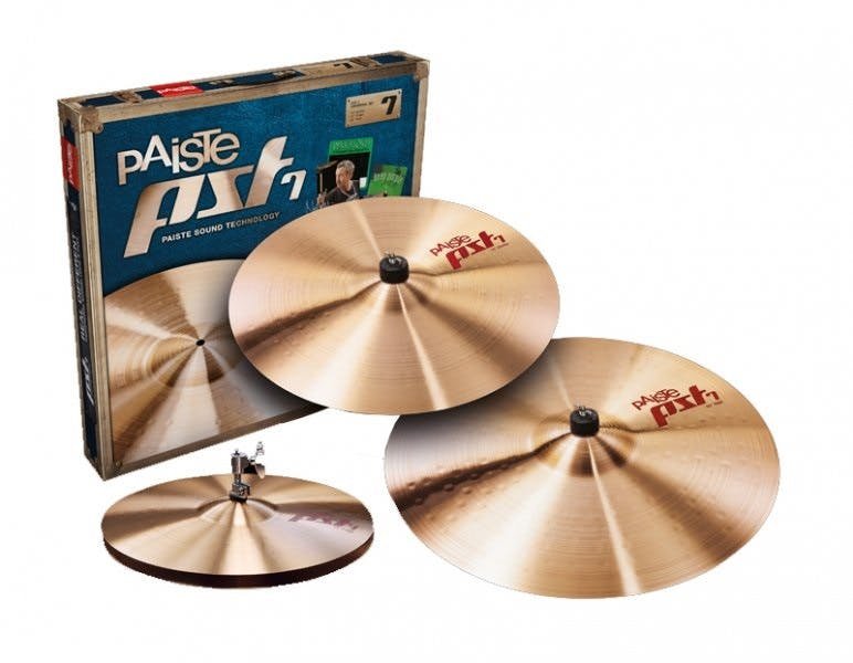 Paiste PST 7 Medium Universal Cymbal Set - 14"/16"/20" |  PAISTE |  CYMBAL-SETS |  Zoso Music