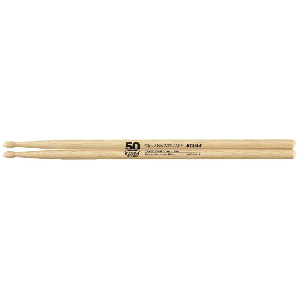 Tama 5A-50TH Anniversary Limited Edition 5A Japanese Oak Drumstick | Zoso Music Sdn Bhd