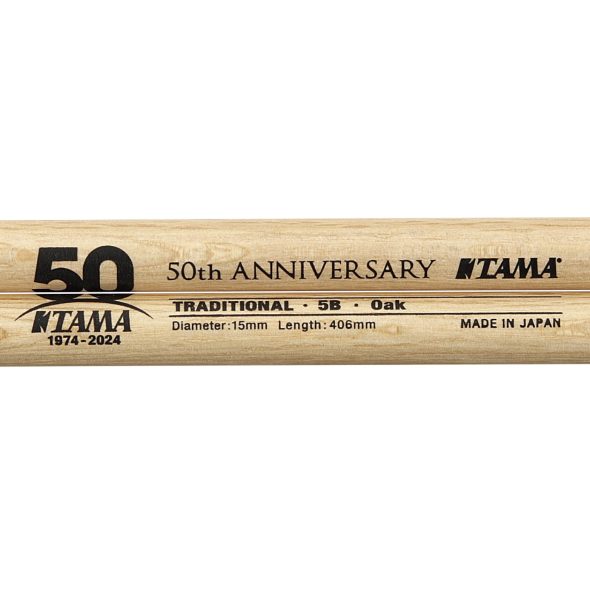 Tama 7A-50TH Anniversary Limited Edition 7A Japanese Oak Drumstick |  TAMA |  DRUMSTICK |  Zoso Music