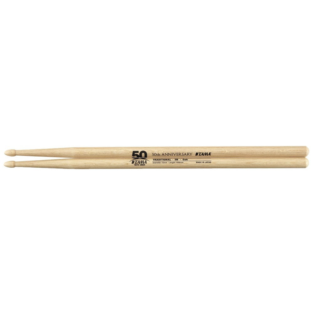 Tama 5B-50TH Anniversary Limited Edition 5B Japanese Oak Drumstick | Zoso Music Sdn Bhd