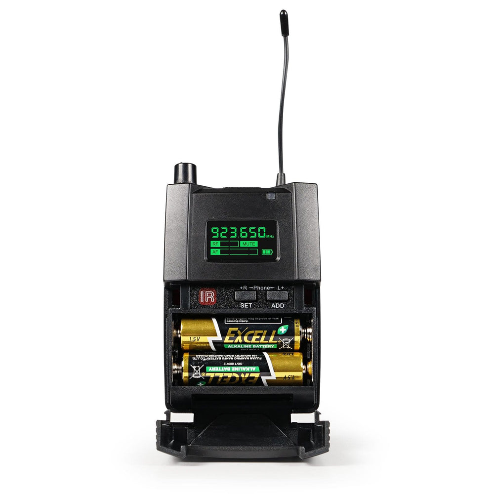 Phenyx Pro Best Budget Wireless PTM-10 Stereo Wireless in Ear Monitor System Bodypack Receiver