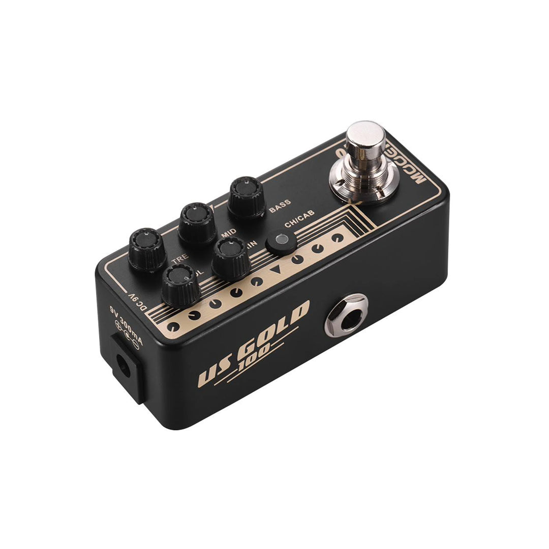 Mooer 012 US Gold 100 Micro Preamp Pedal |  MOOER |  MULTI-EFFECTS |  Zoso Music
