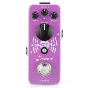 Donner Mini Auto Wah Pedal Dynamic Wah Guitar Effect Pedal Envelope Filter True Bypass | Zoso Music Sdn Bhd