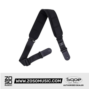 Sqoe JTBD-070 80mm wide Padded Guitar Strap | Zoso Music Sdn Bhd