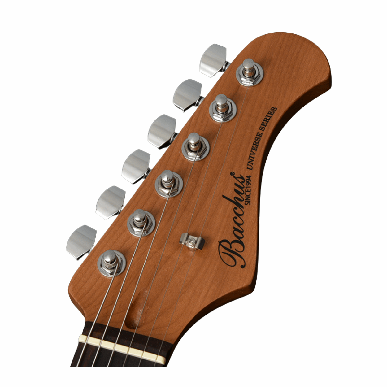 Bacchus Bst-2-rsm/r-slpk Universe Series Roasted Maple Electric Guitar, Shell Pink With Bag