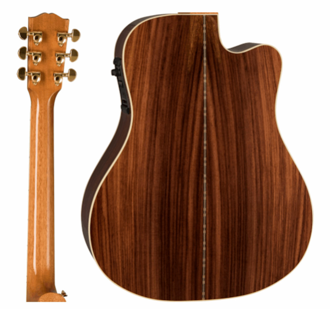 Gibson Songwriter Standard EC Rosewood (Left-handed)  Acoustic Guitar, Rosewood Burst (SSSCRBG19L)