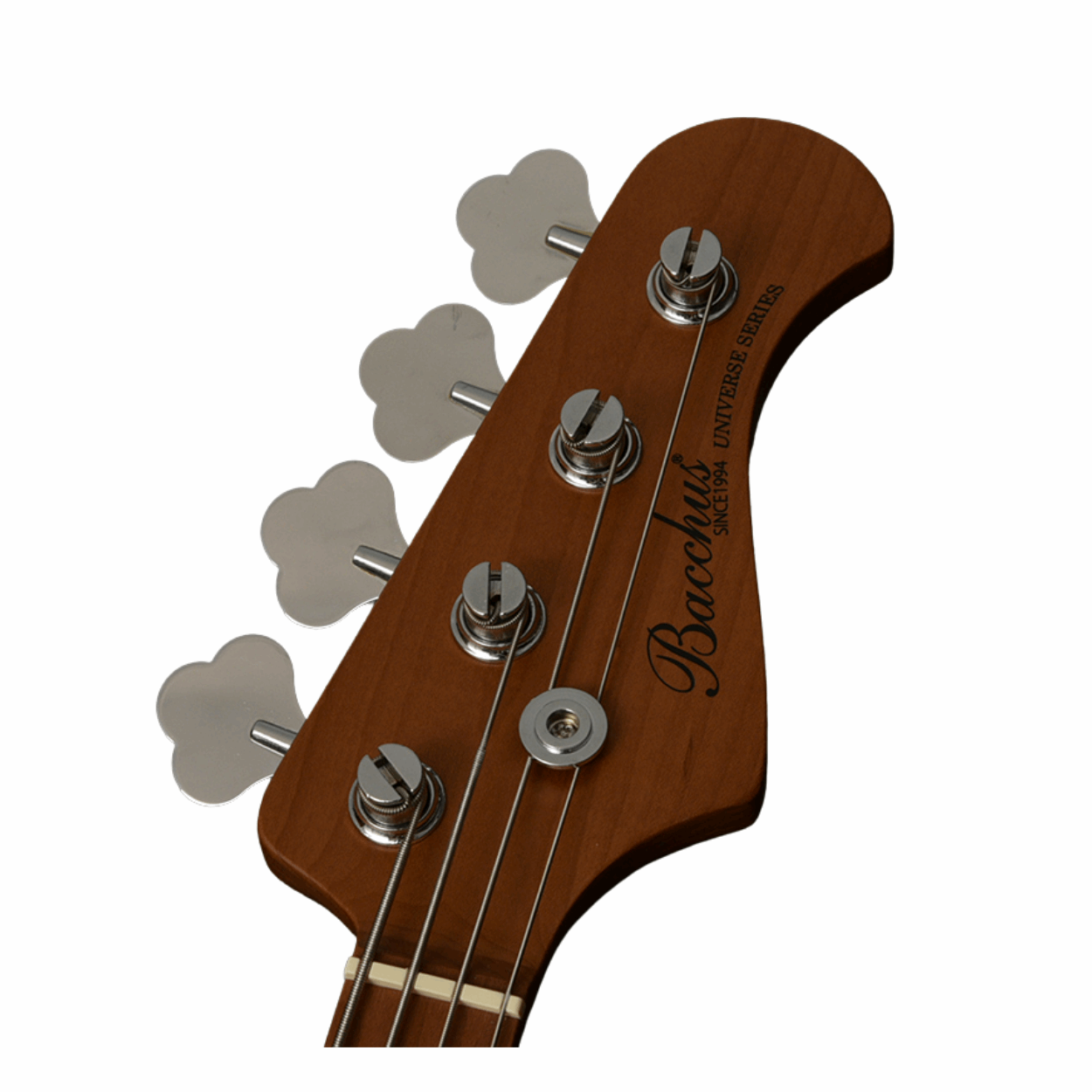Bacchus Bjb-2-rsm/m- Blk Universe Series Roasted Maple Electric Bass, Black With Bag