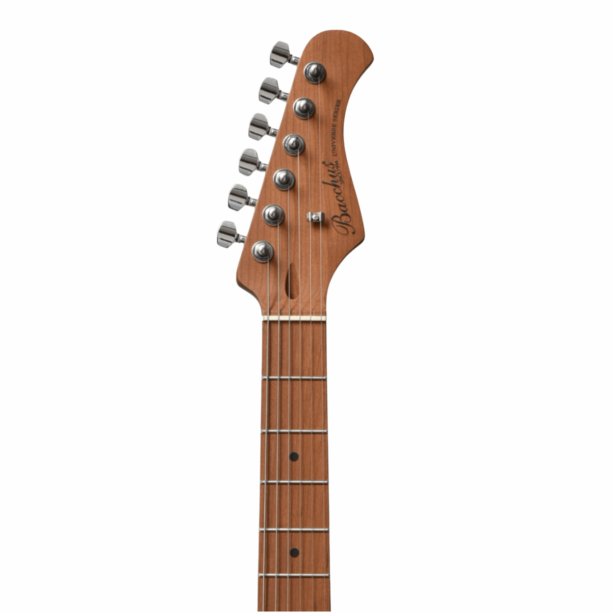 Bacchus Bst-1-rsm/m-sfg Universe Series Roasted Maple Electric Guitar, Sea Foam Green With Bag