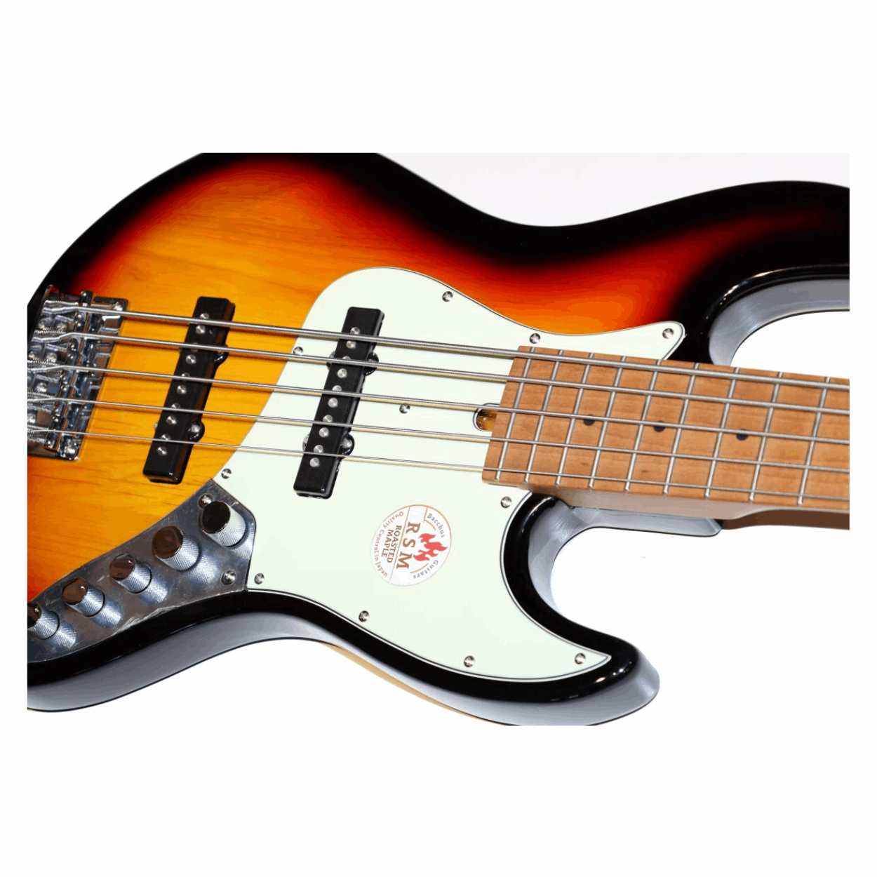 Bacchus Wjb5-630-rsm/m-act 3ts 5 String Base Universe Series Bacchus, 3 Tone Sunburst With Bag