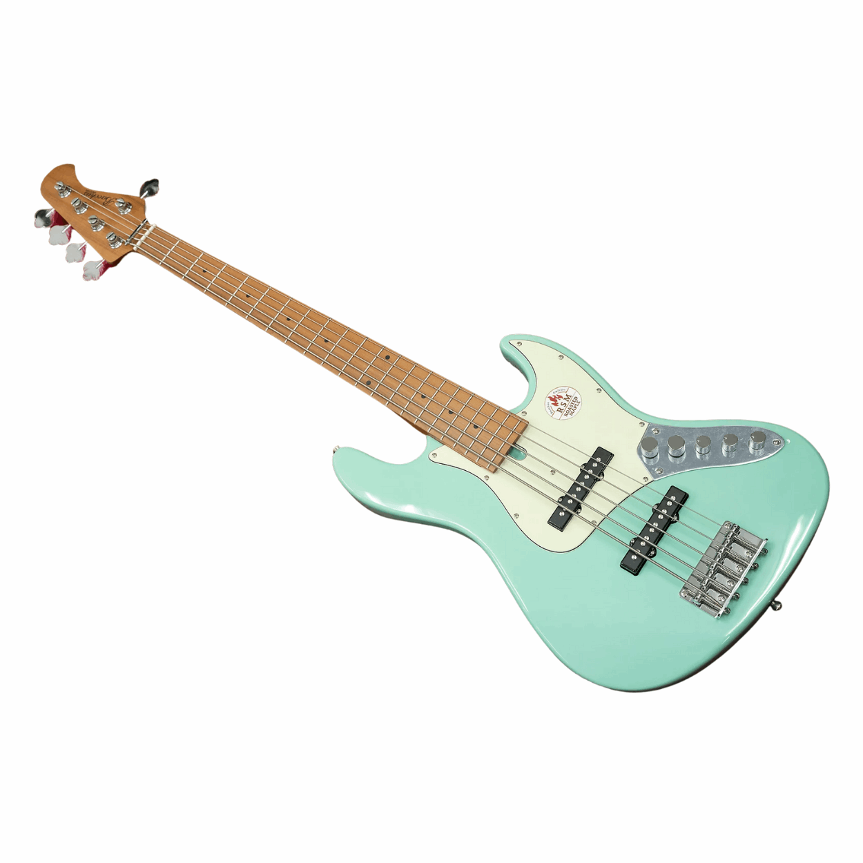 Bacchus Wjb5-630-rsm/m-act Sfg 5 String Base Universe Series Bacchus, Seafoam Green With Bag
